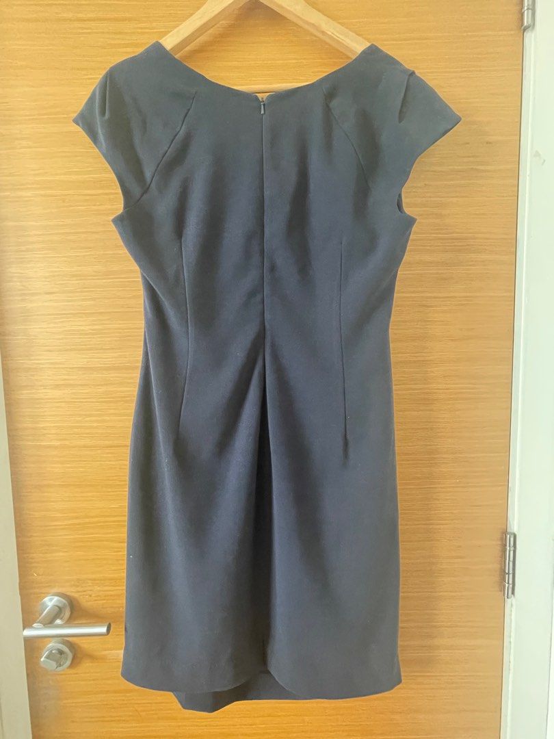L.K.Bennett Navy Blue Davina pencil dress