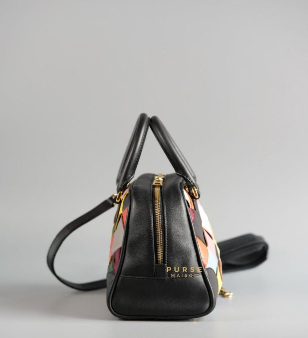 Loewe Amazona 75 Multicolor Shoulder Bag (Category: Luxury Bags & Wallets) located in Taguig. Submitted by pursemaison (Listing ID 1305726363, Image 2). Description: Loewe Amazona 75 Multicolor Shoulder Bag ✨Php 58,000 *Additional 3.85%for straight credit card payments *Available for 4 months layaway with 1% interest per month *BDO credit card up to 36 mos & Citibank credit card up to 24 mos (with interest) CONDITION: Eexcellent condition with fe