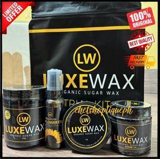 Luxewax Organic Sugar wax Luxe Wax Hair Removal Waxing