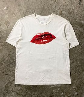 Maison Margiela AW18 Lip Print Shirt