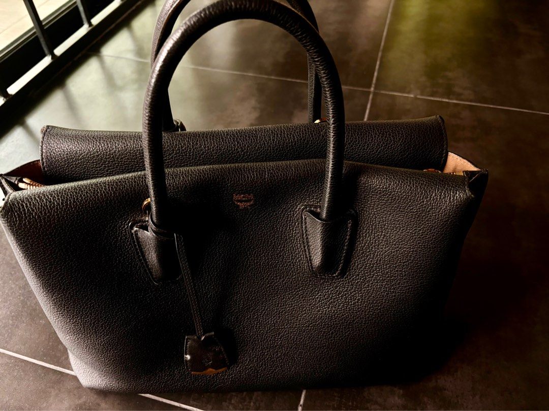Mcm milla medium black on sale