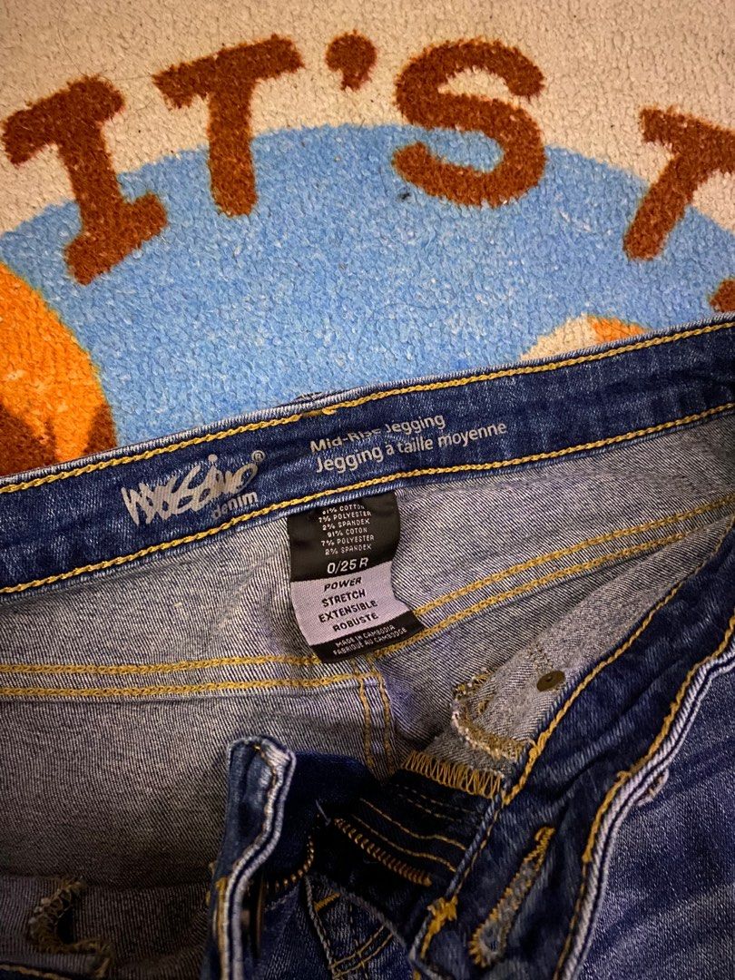 Mossimo mid rise denim legging hot sale
