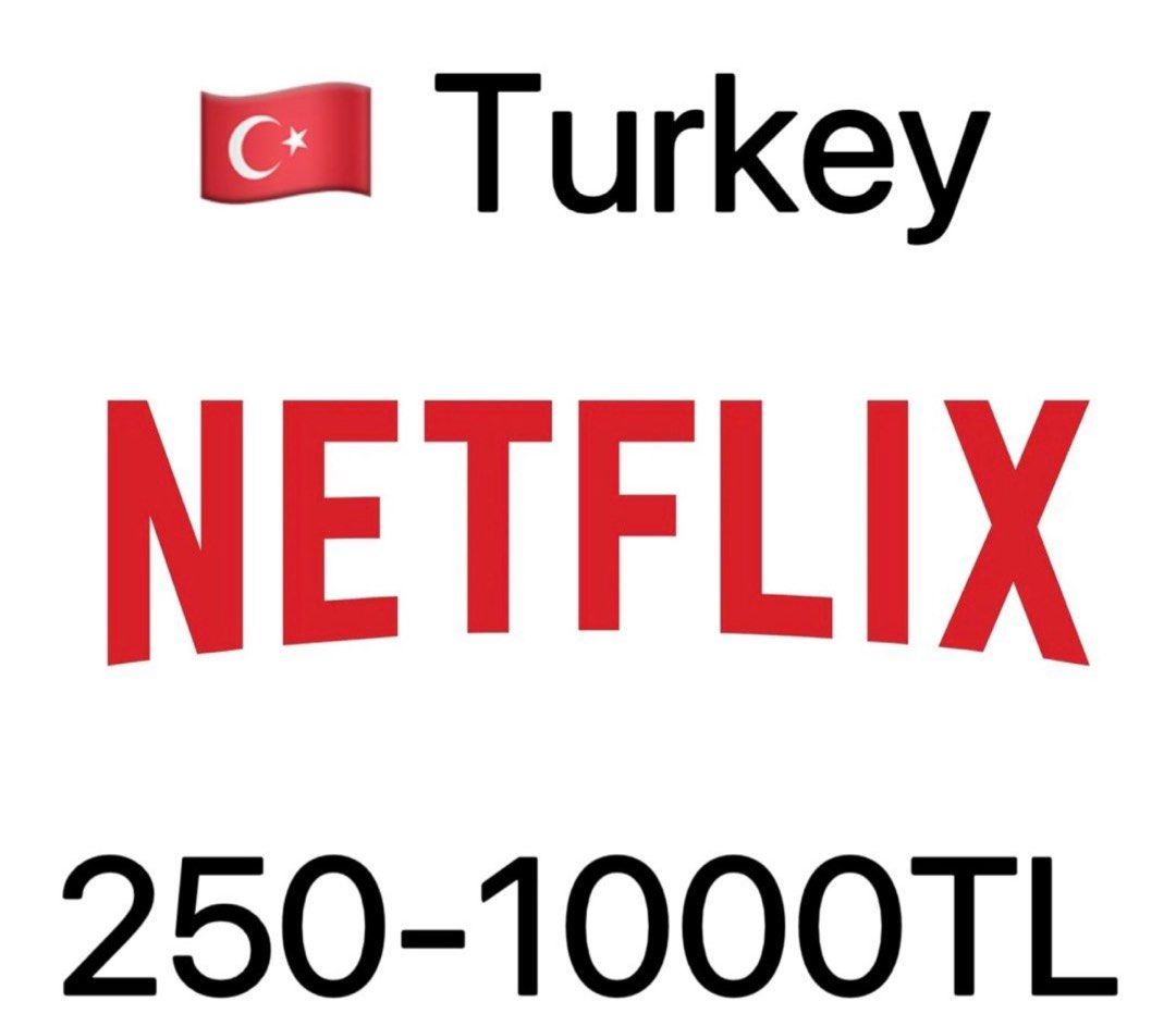 Netflix土耳其禮品卡🇹🇷❤️ 全場最平最快最好, 電腦＆科技, 商務用科技產品- Carousell