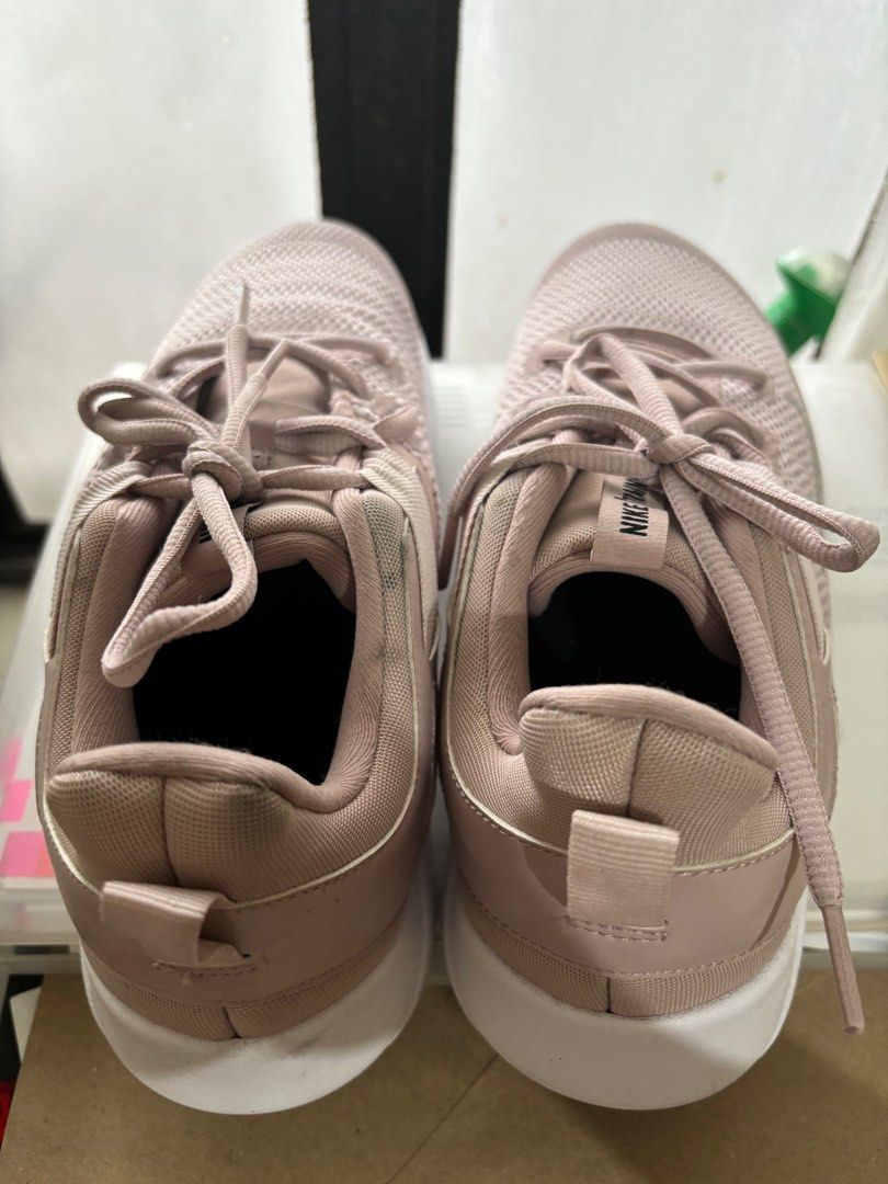 nike light pink training shoes (read desc) (Category: Sneakers) located in Quezon City. Submitted by 003ryu (Listing ID 1305732390, Image 3). Description: - for the running/walking/fitness girlies! - size 11, NO BOX BUT GUARANTEED ORIGINAL (bought from USA) - never been used, accumulated dust only bc it was only in stock - doesn’t fit me, too big :(( loc: qc (near welcome) mop: gcash/bpi mod: grab/lalamove/any sdd courier, no provincial shipping 