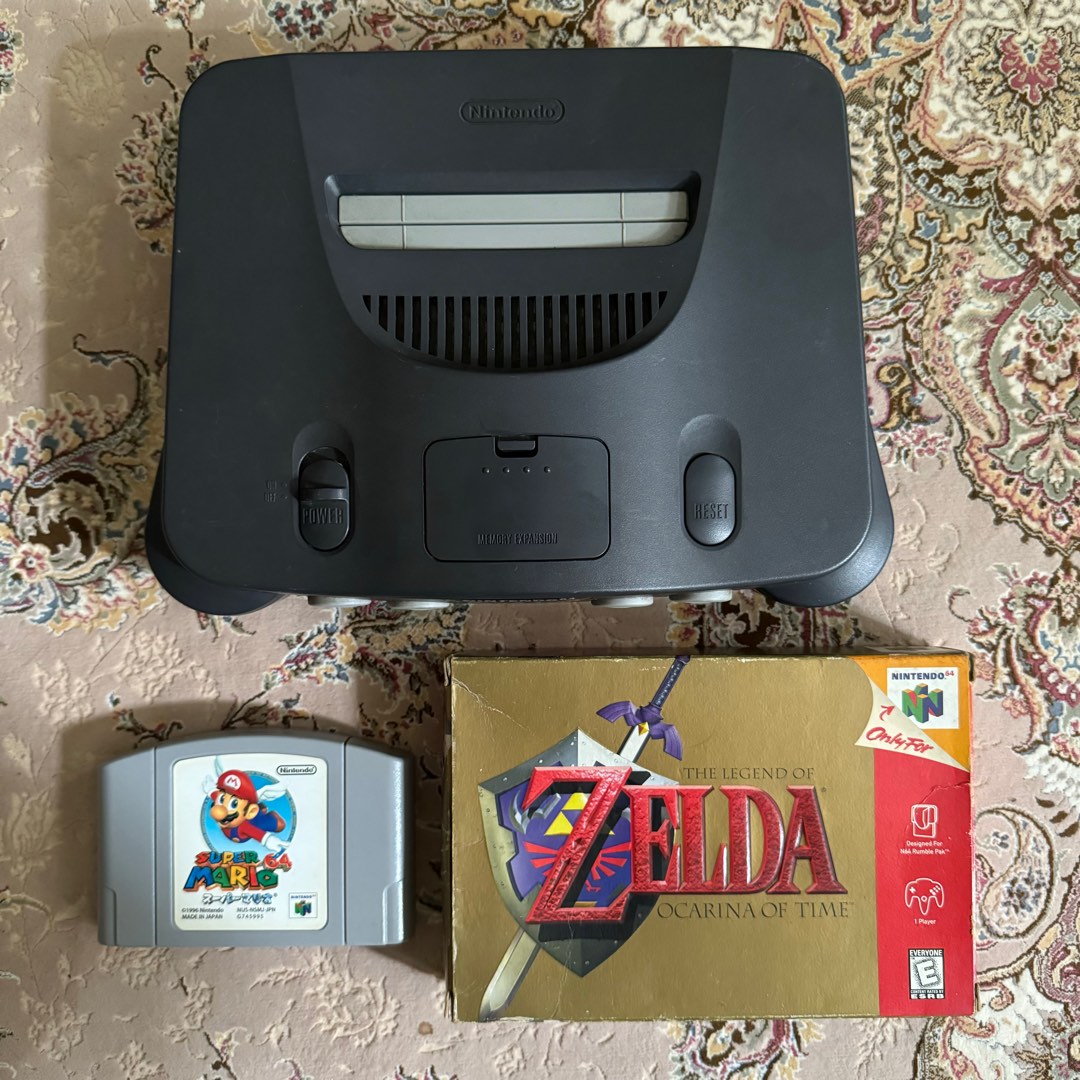 Nintendo 64 Console, Zelda Ocarina of Time CIB & Mario 64 Japanese, Video  Gaming, Video Games, Nintendo on Carousell