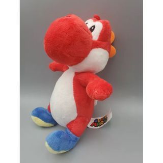 Ocean Park Hong Kong. Super Mario Red Yoshi Plush Stuffed Toy. 2022. (With flawed tag)