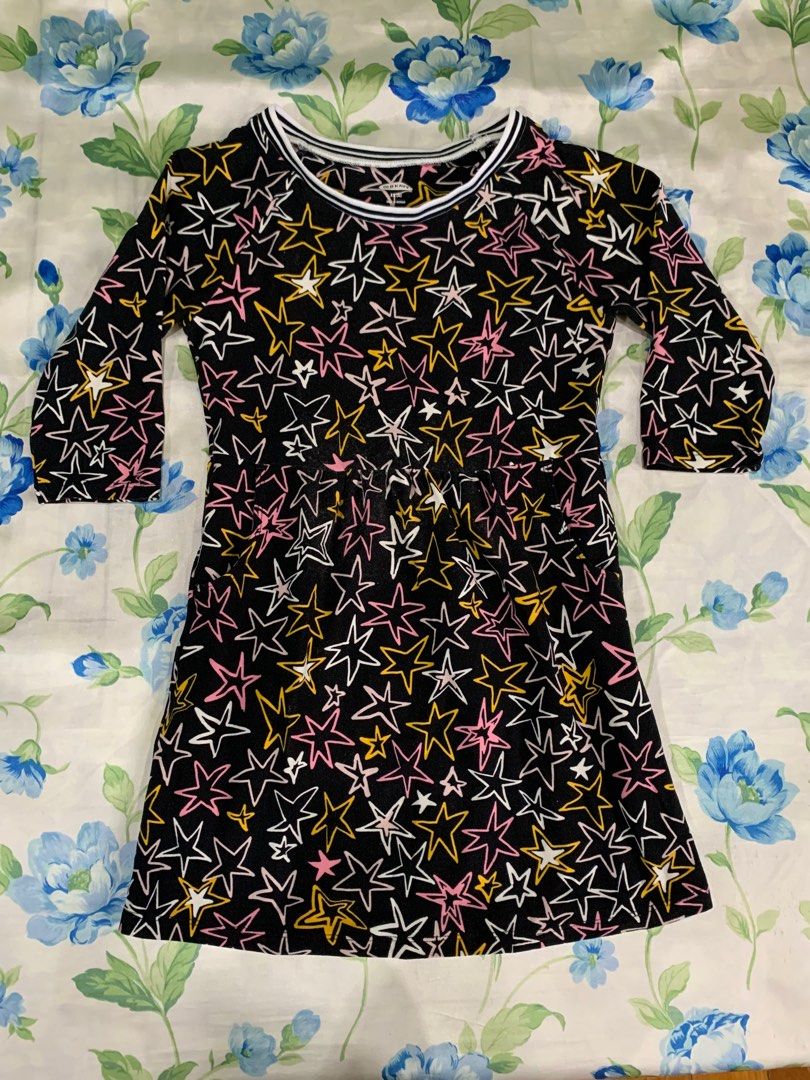 authentic Old Navy rockstar dress with pockets (Category: Babies & Kids Fashion) located in Cagayan de Oro. Submitted by tiptop.things (Listing ID 1305812740, Image 1). Description: Size on tag: XS (5T) Authentic/original (bought from the US) Dress is made of soft, comfortable fabric with rockstar print. Comes with pockets on the skirt. Used and washed once; still in great condition (Please manage expectations for preloved items) May give discoun