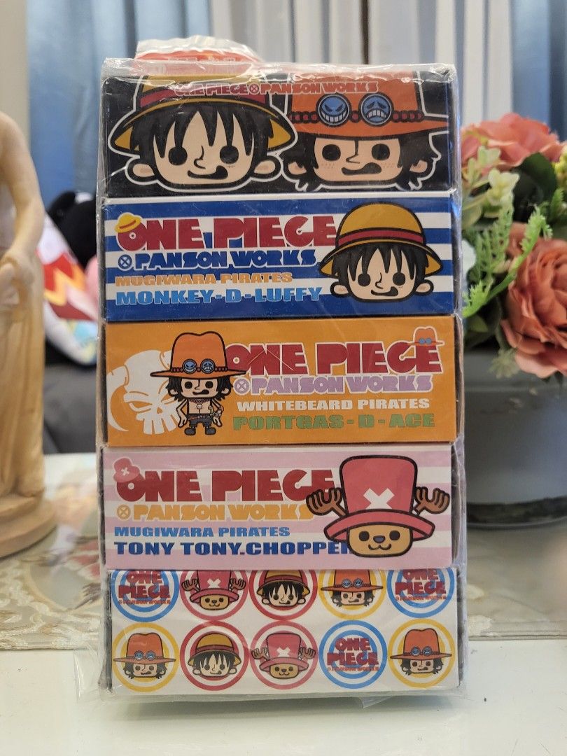 One Piece × Panson Works 5 Pcs. Tissue Box Set (Category: Designer & Blind Box Toys) located in San Fernando. Submitted by jpmarketplace2023 (Listing ID 1305709946, Image 1). Description: 💚 All items are authentic from Japan. 💛 MOP: GCash (❌️ GCash Protect) 🩵 MOD: LBC only (❌️ S. Checkout, COD, COP) 💙 Meet-up: Vista Mall, San Fernando, Pampanga 💜 All items are on-hand. 🧡 First to pay gets the item first. ❤️ Breakable items are packed with c