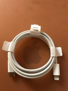 Original apple Type C and lightning cable