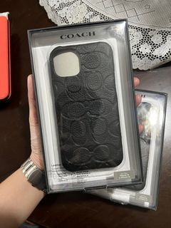 Original Coach Leather Case for iPhone 13 / 14