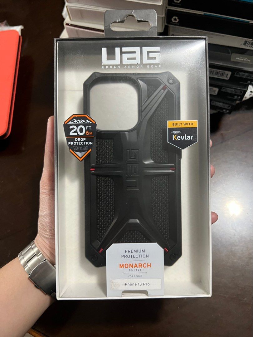 Original UAG Monarch Pro Kevlar Case for iPhone 13 Pro (Category: Cases & Sleeves) located in Manila. Submitted by razelysonn (Listing ID 1305773929, Image 1). Description: last piece, fixed price :) .