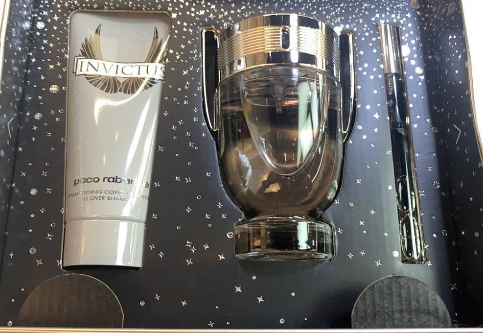Paco Rabbane Invictus Mens Perfume Set, Beauty & Personal Care ...