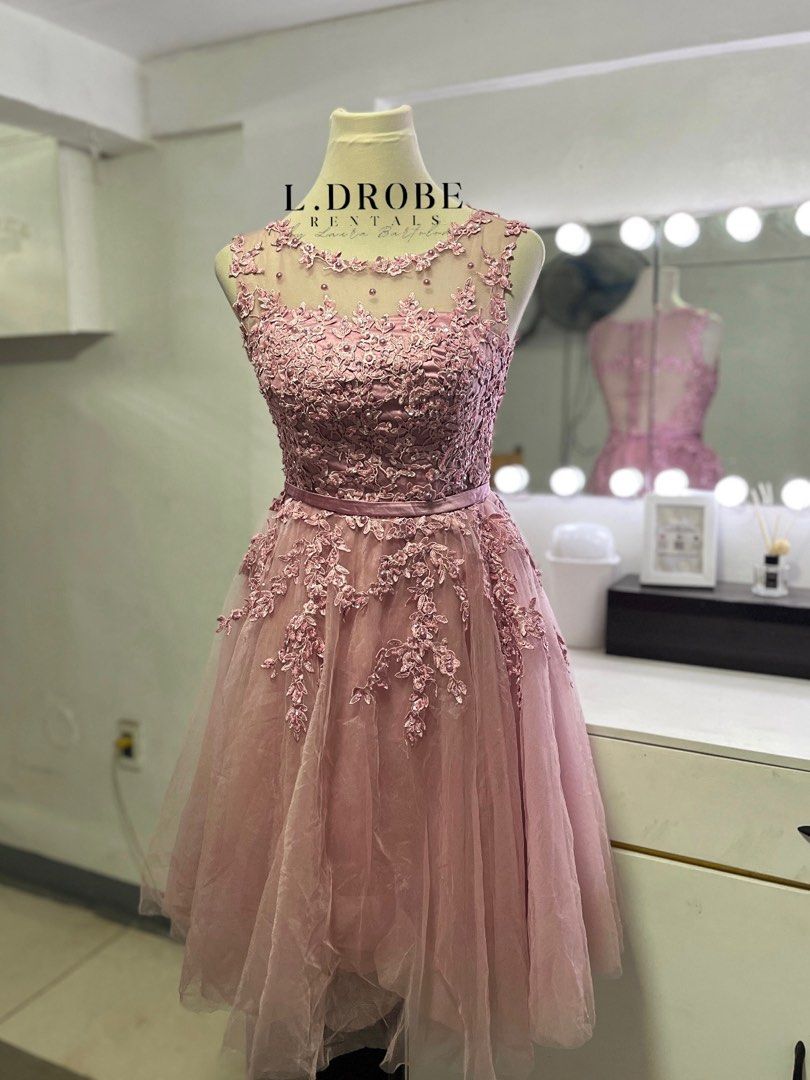 PINK COCKTAIL DRESS FOR RENT, Women's Fashion, Dresses & Sets, Evening  dresses & gowns on Carousell
