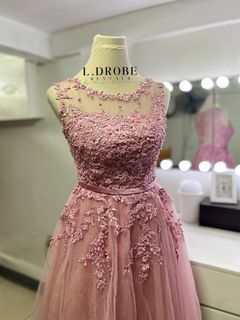PINK COCKTAIL DRESS FOR RENT