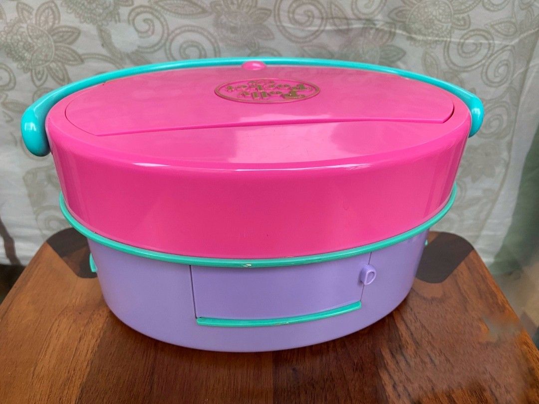 Polly Pocket 1995 Light up Fashion Show Hatbox Blue Bird Carousell