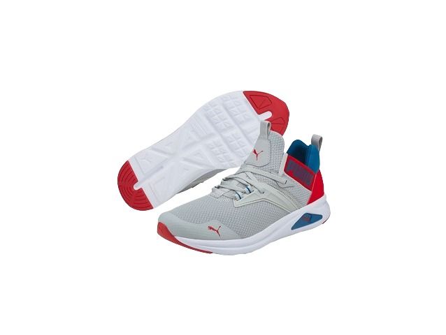 Puma Enzo 2 Refresh Refresh Harbour Mist High Risk Red Blue. US 10 UK 9 EUR 43 37668703