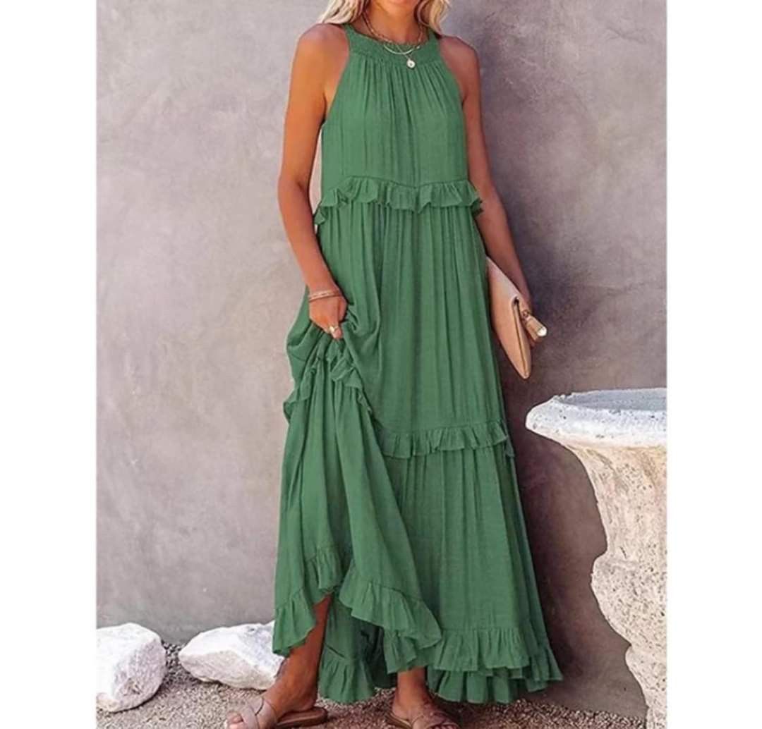 Sleeveless maxi hotsell
