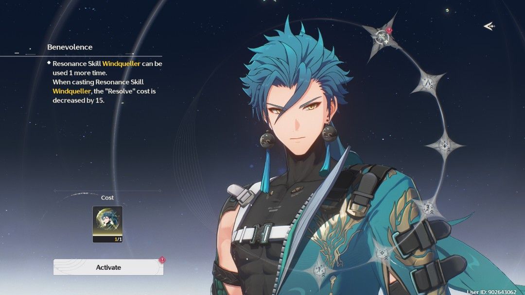Compte Wuthering Waves – UL 36 – Serveur EU – Personnages + Armes – Neuf