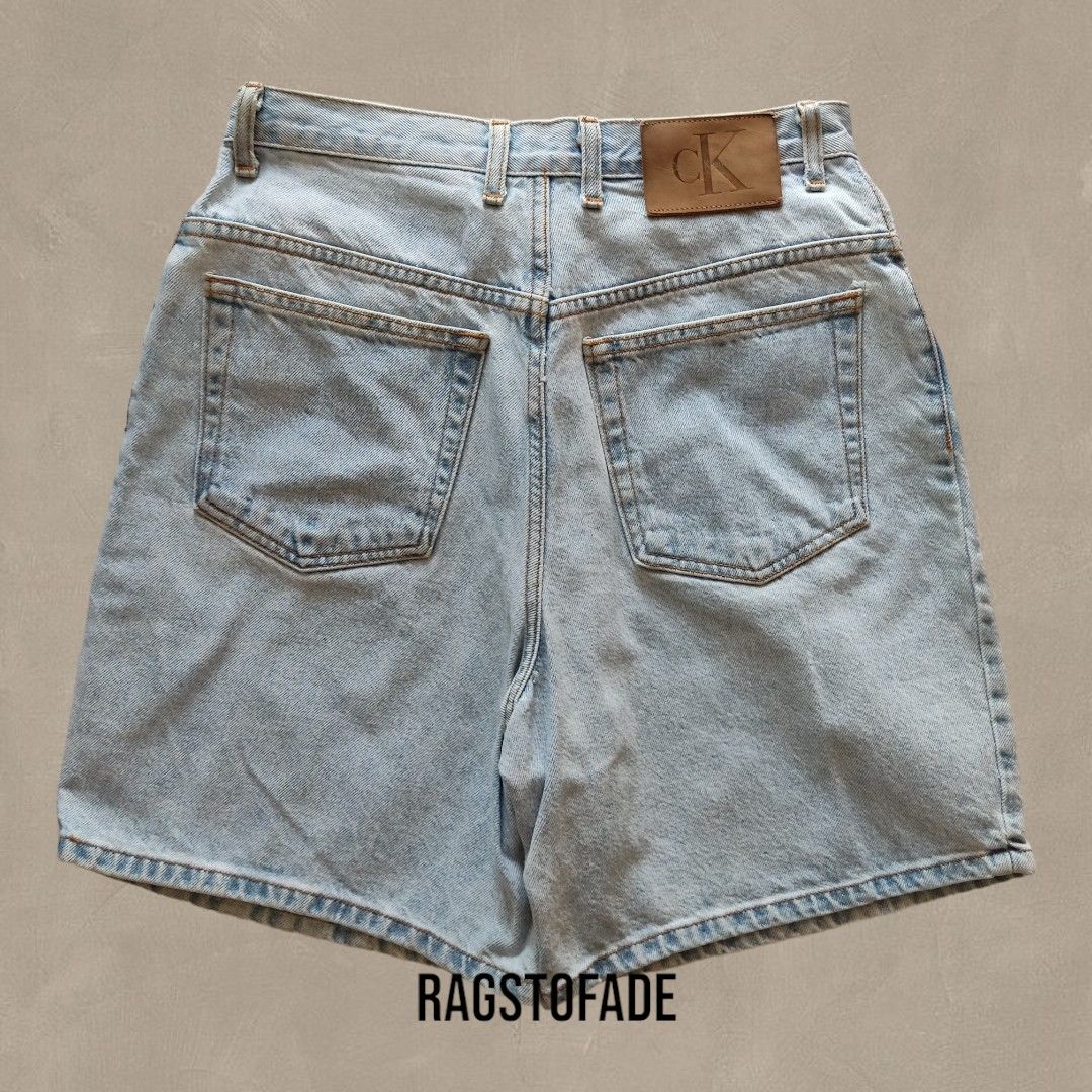 Vintage calvin klein jean shorts discount