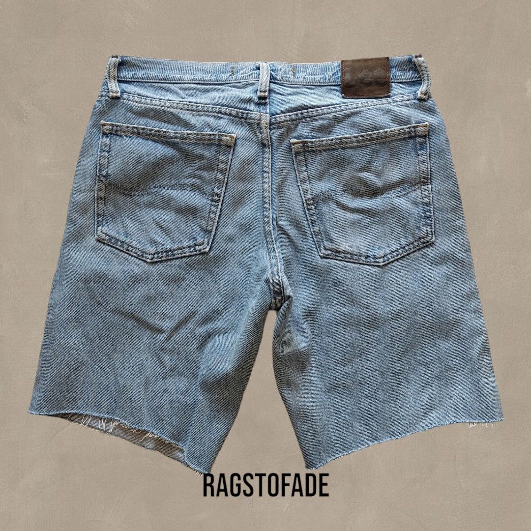 Vintage denim shorts mens top