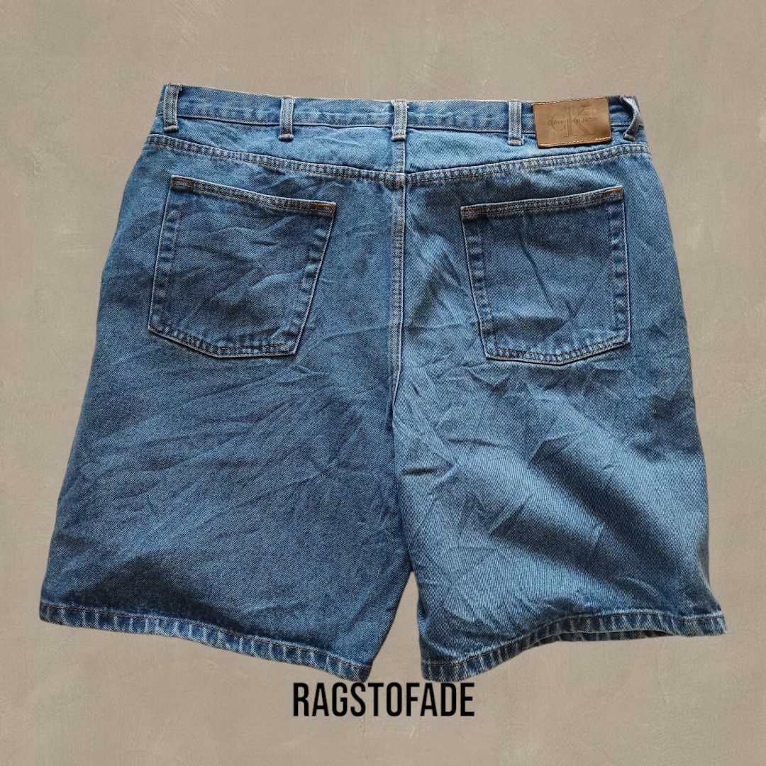 Vintage calvin klein jean shorts discount