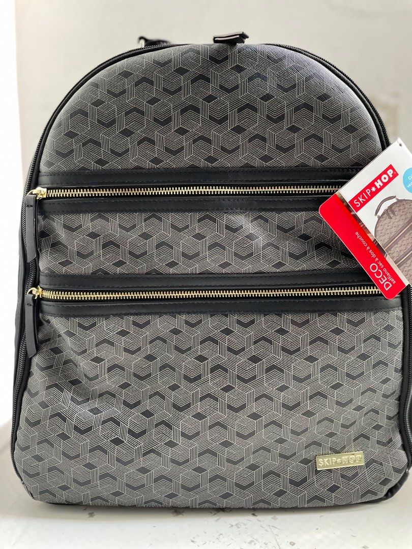 skip hop deco saffiano backpack