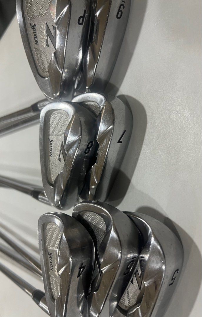 Srixon Z Star Forged Irons NS Pro (Category: Golf) located in Paranaque City. Submitted by declutterfavorites (Listing ID 1305780652, Image 2). Description: 1050 stiff flex Irons 4/5/6/7/8/9 Pitching Wedge.