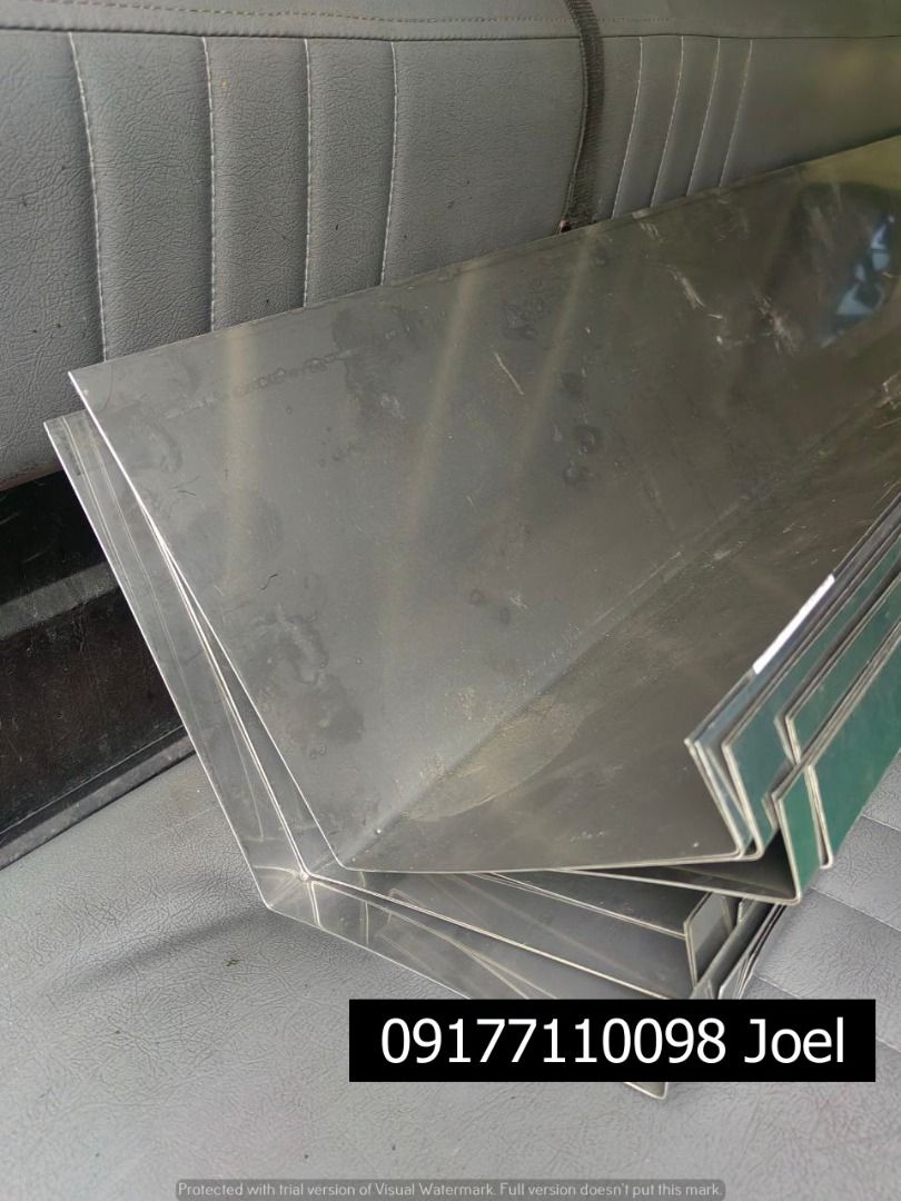Stainless Steel Bended Sheet (Category: Construction & Building Materials) located in Manila. Submitted by joeyroque09 (Listing ID 1305681657, Image 1). Description: Stainless Steel Bended Sheet Specs: 0.5mmx3cmx17cmx20cm 2 bends Price: 1,440/pc.