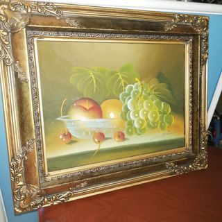 Still life fruit painting, 35cm x 29cm