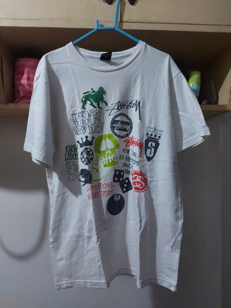 STUSSY MULTIPLE LOGO (Last PRICE POSTED) (Category: Tshirts & Polo Shirts ) located in Marilao. Submitted by winmar93 (Listing ID 1305765636, Image 1). Description: size Medium 19 x 27.