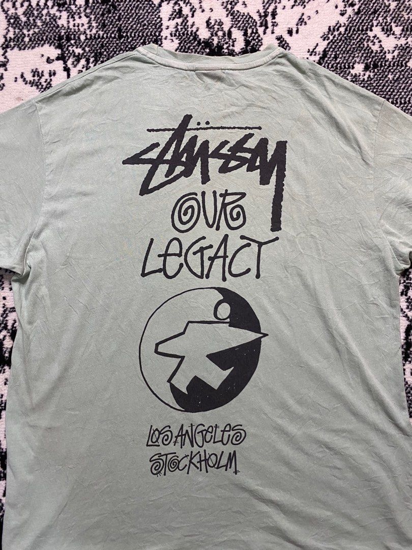 Stussy Our Legacy Tシャツ STUSSY x OUR LEGACY Work Shop Surfman