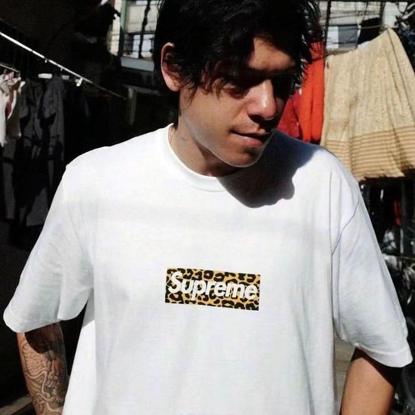 Supreme leopard box logo tee Shanghai release only READY STOCK Men s Fashion Tops Sets Tshirts Polo Shirts on Carousell