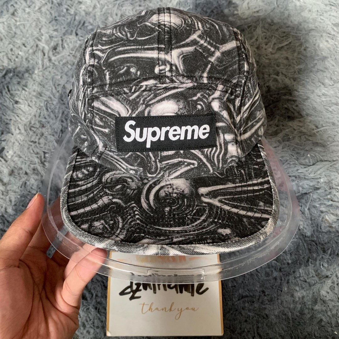 Supreme x H.R Giger Camp Cap Hat, Men's Fashion, Watches