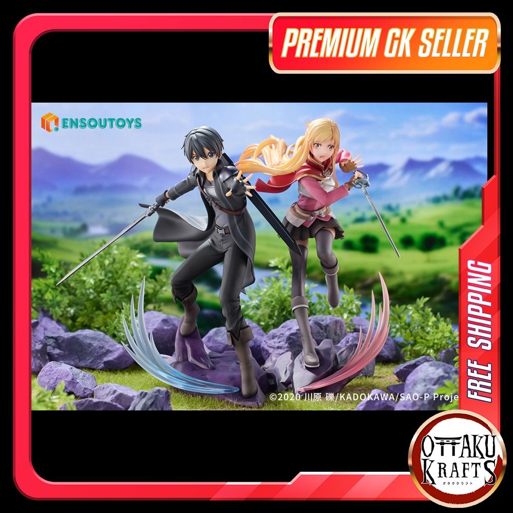 Sword Art Online | Asuna X Kirito | ENSOUTOYS Studio | 【FREE Shipping -  PO】GK Figurine