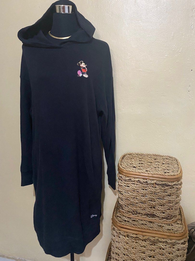 Uniqlo mickey mouse sweatshirt dress cheap