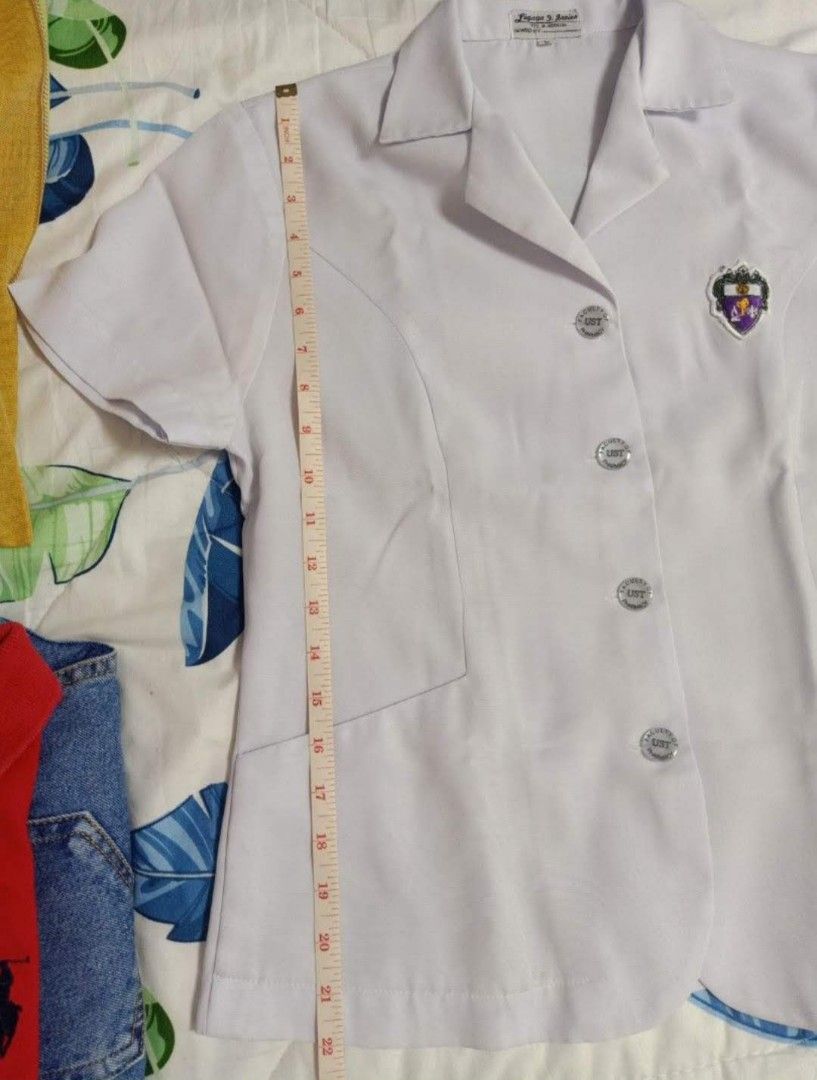 UST Faculty of Pharmacy Type A Uniform (Large + Tailored) (Category: Blouses) located in Manila. Submitted by guygenevieve64 (Listing ID 1305255155, Image 3). Description: 2 sets available Uniforms are TAILORED..
