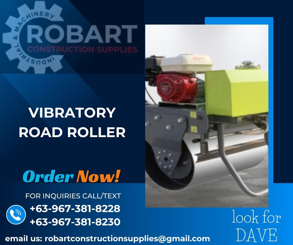 VIBRATORY ROAD ROLLER (Category: Construction Tools & Equipment) located in Caloocan City. Submitted by gabo. (Listing ID 1305730283, Image 1). Description: SALE❗ ❗ ❗ SALE❗ ❗ ❗ SALE❗ ❗ ❗ LOOK FOR: Dave T. Cariño 0 9 6 7 3 8 1 8 2 2 8 / 0 9 6 7 3 8 1 8 2 3 0 7 7 4 6-6 1 4 8 / 7 0 0 2- 2 8 7 2 / 8 6 3 6-3 0 0 5 𝑹𝑶𝑩𝑨𝑹𝑻 𝑪𝑶𝑵𝑺𝑻𝑹𝑼𝑪𝑻𝑰𝑶𝑵 𝑺𝑼𝑷𝑷𝑳𝑰𝑬𝑺 📍S&L BUILDING, 1ST & 2ND FLOOR, 1405 YUSECO ST, STA CRUZ, MANILA SEND US MESSAGE FO