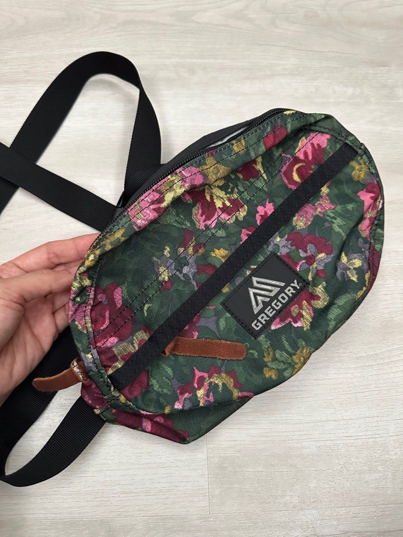 Waist pouch fanny pack Gregory floral Women s Fashion Bags Wallets Cross body Bags on Carousell
