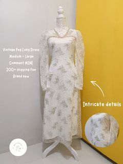 White Vintage Peg Dress