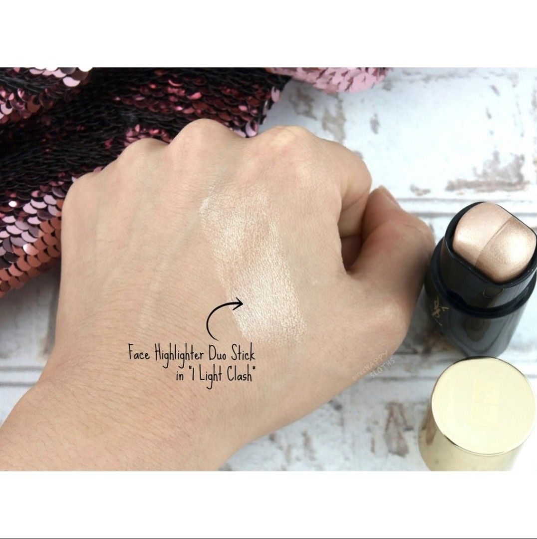 YSL Face Highlighter Duo Stick Gold Attraction Edition 1 LIGHT CLASH Beauty Personal Care Face Makeup on Carousell