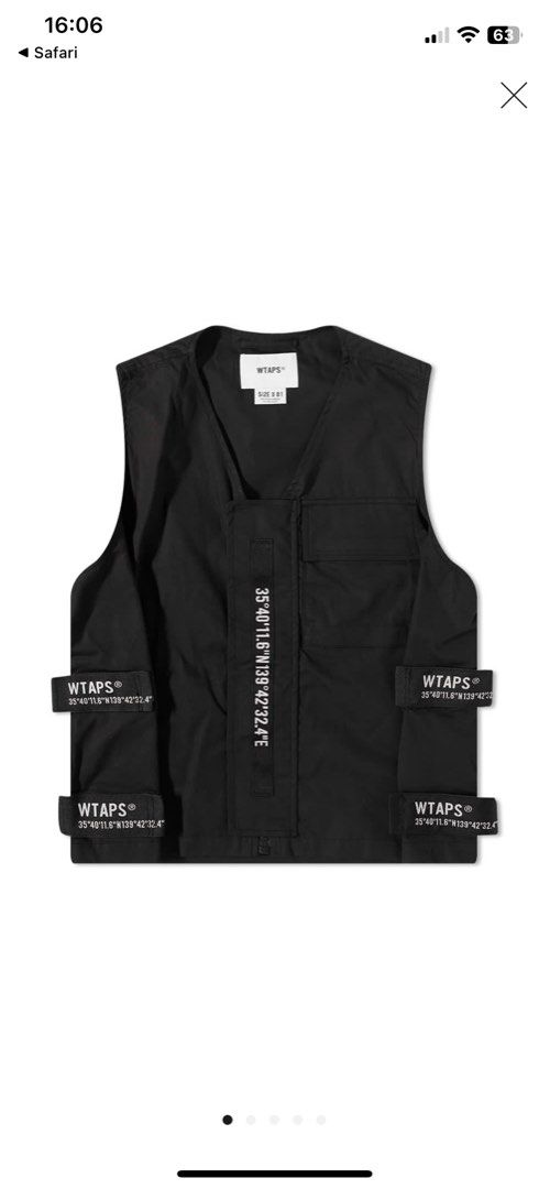 WTAPS HAGGERZ / VEST / COTTON. POPLIN W)taps - HAGGERZ VEST XL