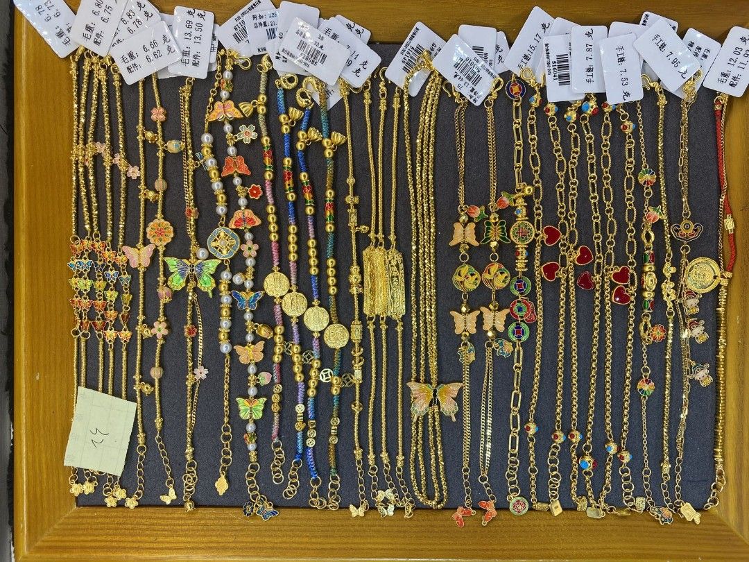 俐格珠寶批發 純金9999 黃金手鍊 價格:洽詢