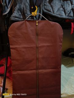 💯 Louis Vuitton Garment Bag Gold Plated Hanger Foldable Travel Storage