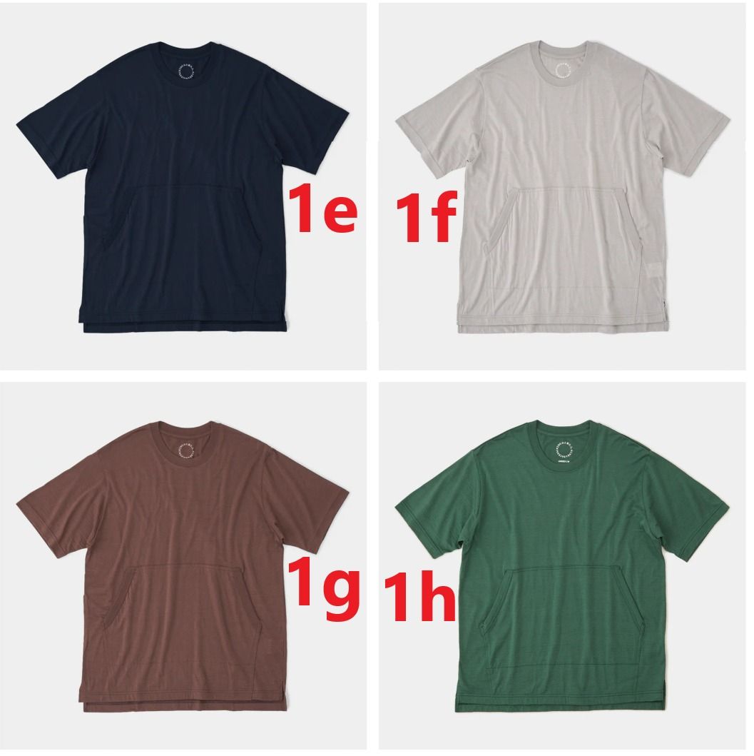 100% Light Merino Pocket T-shirt | 山と道 U.L. HIKE & BACKPACKING 山と