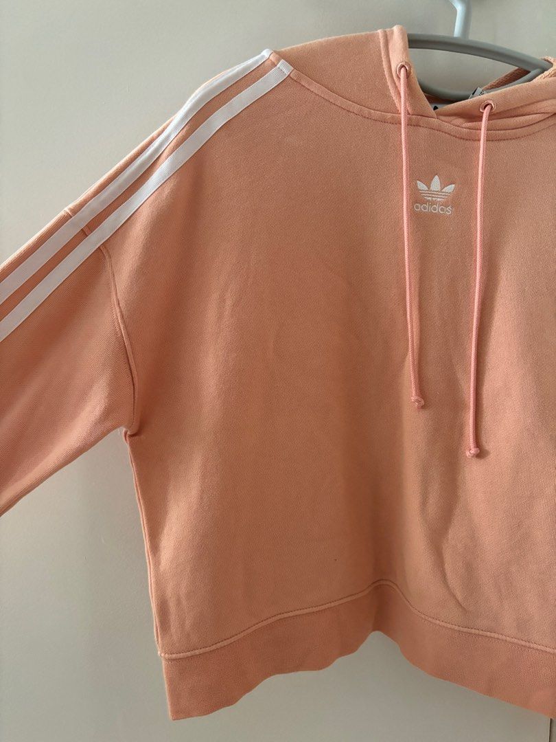 Adidas hoodie peach clearance