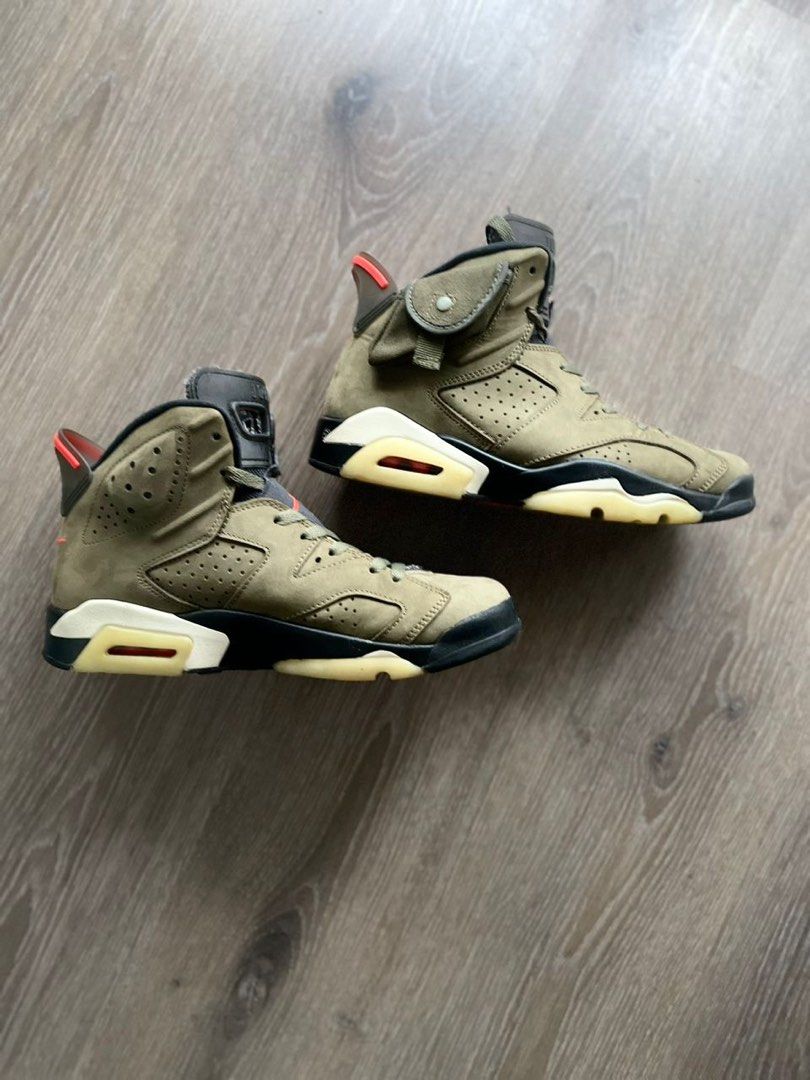 Olive green jordan 6 sale