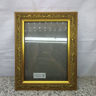AL178 Home Decor 6"x8" Gold paint in Wooden picture frame from UK for 195