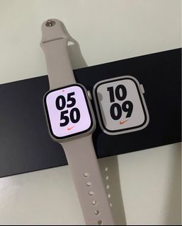 Apple Watch Series 7 Starlight (Nike Edition) 