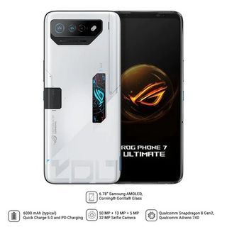 ASUS ROG PHONE 7 ULTIMATE 16GB+512GB ANDROID 13 SNAPDRAGON 8 GEN2 5G 6.78" FHD+(STORM WHITE)
