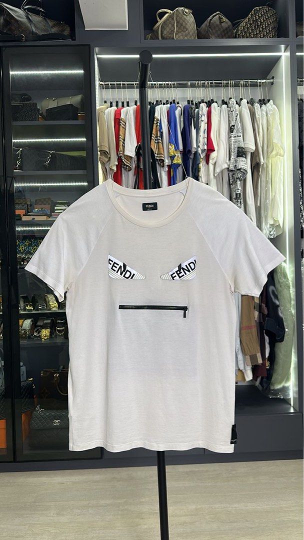 Authentic Fendi Tee 3M Reflective L size Luxury Apparel on Carousell